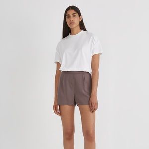 Frank and Oak Pull On Short in Dark Purple (Gray)